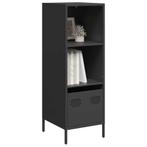 vidaXL buffetkast 35x39x103,5 cm staal zwart, Huis en Inrichting, Verzenden, Nieuw, Metaal