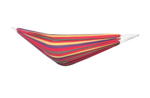 Hangmat - 2 persoons - 220x150 cm - rood oranje, Tuin en Terras, Hangmatten, Nieuw, Ophalen of Verzenden