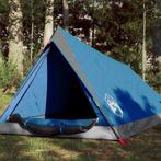 vidaXL Tent 2-persoons waterdicht blauw, Caravans en Kamperen, Tenten, Nieuw, Tot en met 2