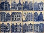 A set of 12 KLM Business Class Tiles Framed - Memorabilia