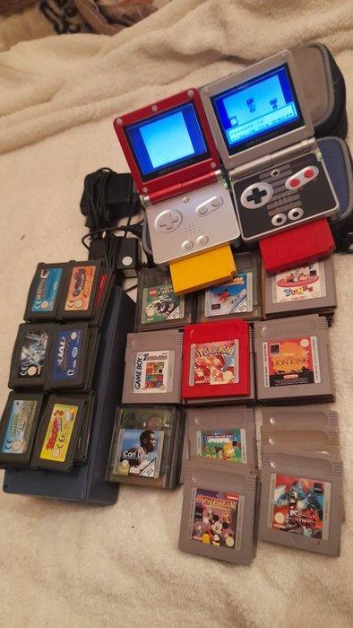 Nintendo - Gameboy Advance SP - 2x sp special edition with, Spelcomputers en Games, Spelcomputers | Overige Accessoires