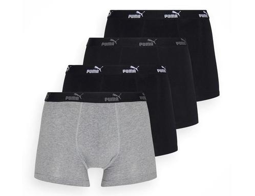 Puma - Men Solid Boxer 4-Pack - Mannen Ondergoed - S, Kleding | Heren, Sportkleding