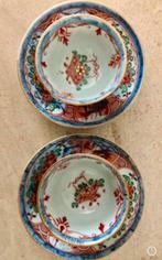 KangXi - Theekom (4) - Porselein - Twee Kangxi kop en dchotr, Antiek en Kunst