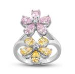 Zonder minimumprijs - Ring Zilver Apatiet - Quartz, Nieuw