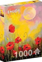 Poppies in the Moonlight Puzzel (1000 stukjes) | Enjoy, Verzenden, Nieuw