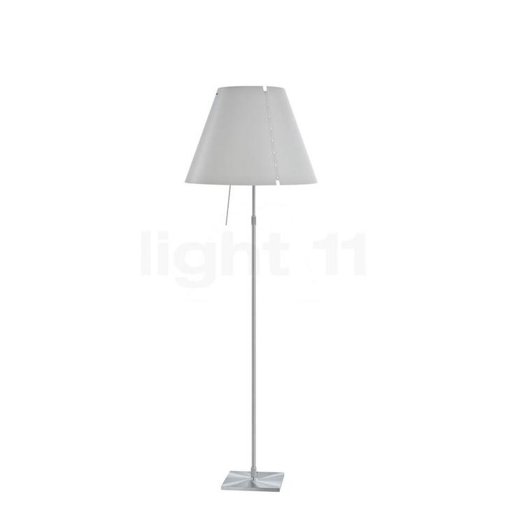 Luceplan Costanza Vloerlamp, lampenkap mistwit/frame alumini, Huis en Inrichting, Lampen | Vloerlampen, Nieuw, Verzenden