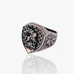 Zonder Minimumprijs - Ring - 18 karaat Zilver, Roségoud -, Nieuw