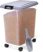 Voerton - Voedselcontainer - Voercontainer - 20L - Transpara, Dieren en Toebehoren, Dierenvoeding, Verzenden