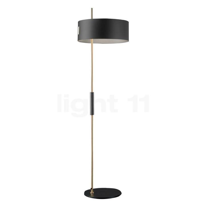 Oluce 1953 Vloerlamp, goud/zwart (Staande lampen), Huis en Inrichting, Lampen | Vloerlampen, Nieuw, Verzenden