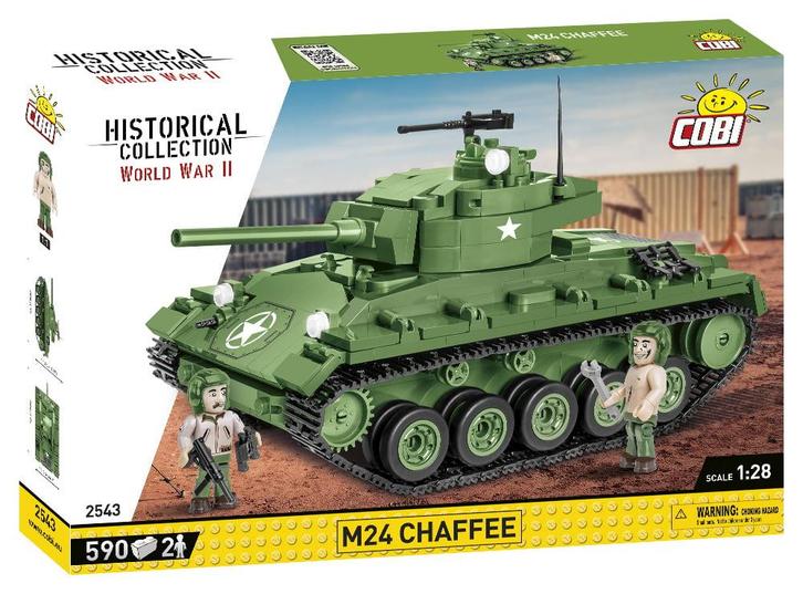 COBI  2543 - M24 Chaffee (Leger bouwsets, Modelbouwsets), Kinderen en Baby's, Speelgoed | Bouwstenen, Nieuw, Verzenden