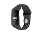 DrPhone Fitbit Charge 3 / Charge 3 SE TPU Sport Armband - Du, Verzenden, Nieuw