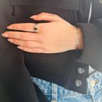 Ring - 14 karaat Geel goud - 0.69ct. tw. Saffier - Diamant -, Nieuw
