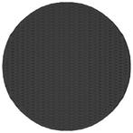 Theetafel 68x68x30 cm poly rattan zwart (Tafels), Nieuw, Verzenden