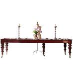 Smetteloze Lange tafel wind out table met slinger ca 1850  t, Antiek en Kunst, Antiek | Meubels | Tafels, Ophalen of Verzenden