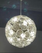 VEB Kristalleuchte - Plafondlamp - Glas, Messing -