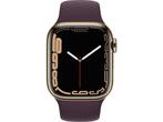 Apple Watch Series 7 - Smartwatch - 41mm GPS + 4G - Goud, Verzenden, Zo goed als nieuw