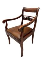 Fauteuil - Regency Stijl Antieke fauteuil met Gesneden