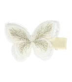 Duckklem Vlinder Borduur 5cm Creme Wit, Verzenden, Nieuw
