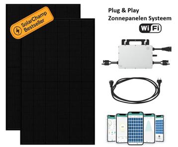 Zonnepanelen Plug en Play 900W +Hoymiles micro omvormer 800W beschikbaar voor biedingen