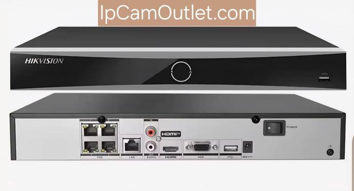 PRO Hilvision 4K NVR 4Poe DS-7600 serie Colorvu en AcuSense, Audio, Tv en Foto, Videobewaking, Nieuw, Ophalen of Verzenden