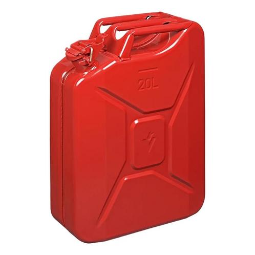ProPlus Stalen jerrycan - 20 liter - rood - UN en TÜV/GS..., Auto diversen, Autogereedschap, Nieuw, Ophalen of Verzenden
