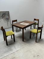 Lübke Interlübke - Stoel - Eik, Fluweel - Eettafel & 4