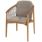 Nora dining tuinstoel teak bouclé 4 Seasons Outdoor set van, Tuin en Terras, Tuinstoelen, Ophalen of Verzenden, Nieuw