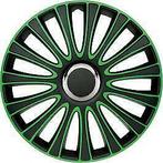 wieldop 15 inch lemans zwart groen winterbanden - WIELDOPP.., Auto diversen, Wieldoppen, Nieuw, Ophalen of Verzenden