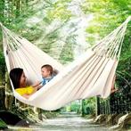 Ruime Canvas Hangmat 2-Persoons voor Tuin, Camping en Reizen, Tuin en Terras, Tuinstoelen, Verzenden, Nieuw