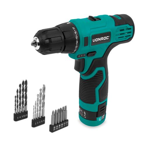 Accuboormachine 12V | Incl. Accu, usb-c kabel en 16-delige, Doe-het-zelf en Verbouw, Gereedschap | Boormachines, Nieuw, Verzenden