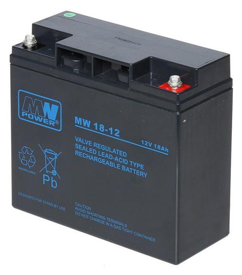 WL4 SB-12-180 accu 12VDC 18Ah voor bijvoorbeeld een, Doe-het-zelf en Verbouw, Zonnepanelen en Toebehoren, Nieuw, Ophalen of Verzenden