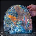 Natuurlijke gepolijste labradoriet Vrije vorm- 7417.36 g, Verzamelen, Mineralen en Fossielen