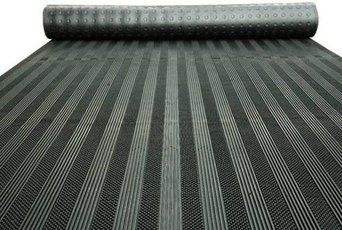 Rubber loper / rubbermat op rol - streep/noppen motief - 12, Doe-het-zelf en Verbouw, Overige Doe-het-zelf en Verbouw, Verzenden