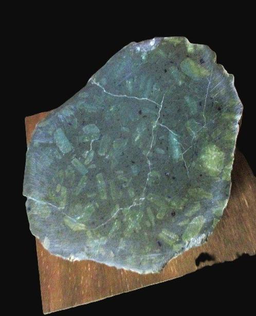 Oud-Romeins Steen Groene Griekse purper - 110 mm (Zonder, Antiek en Kunst, Antiek | Overige Antiek