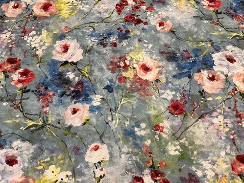 Bloemrijke meesterwerk op katoen: unieke certificeerde Oeko, Antiek en Kunst, Antiek | Kleden en Textiel