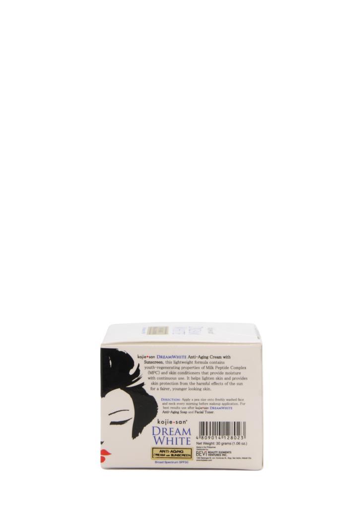 Kojie San Dream White anti-aging dagscrème SPF 30, 30gr, Sieraden, Tassen en Uiterlijk, Beautycases, Ophalen of Verzenden