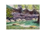 Impressionist School (XX) - Emerald river
