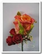 Corsage Roos Oranje comb CPR122 Maatwerk, Ophalen of Verzenden, Nieuw