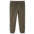 vidaXL Kinderjoggingbroek 92 gemêleerd donker kaki, Verzenden, Nieuw