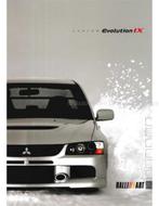 2005 MITSUBISHI LANCER EVOLUTION IX BROCHURE ENGELS, Boeken, Auto's | Folders en Tijdschriften, Nieuw, Author, Mitsubishi