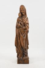 sculptuur, Madonna con bambino - 43 cm - Hout