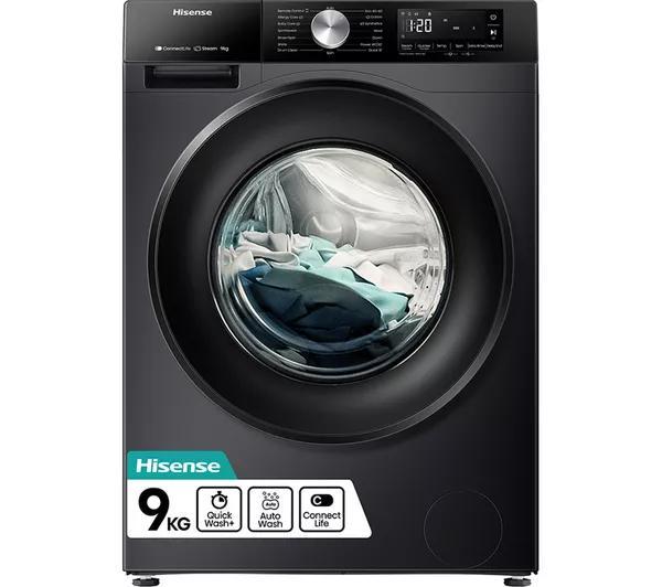 Hisense Wf3s9043bb3 - Wasmachine - 9 kg - 1400 tpm -, Witgoed en Apparatuur, Wasmachines, Nieuw, Voorlader, 85 tot 90 cm, Ophalen of Verzenden