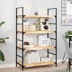 vidaXL Wandschap zwevend 80x40x4 cm onbehandeld massief, Huis en Inrichting, Woonaccessoires | Wandplanken en Boekenplanken, Verzenden