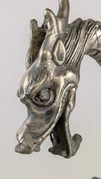 groot beeld Chinese Draak - Zilverbrons - Zilverbrons -