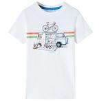 vidaXL Kindershirt 128 ecru, Verzenden, Nieuw