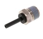 4mm x 1/4 NPT insteekfitting Messing/PA 66 Buitendraad NBR, Verzenden, Nieuw