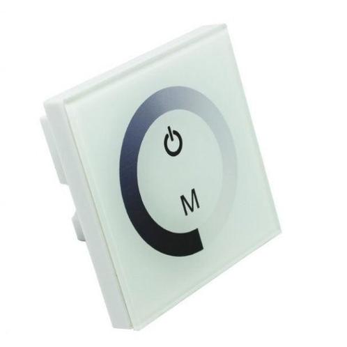 LED dimmer - wandbediening touch panel - wit, Hobby en Vrije tijd, Elektronica-componenten, Ophalen of Verzenden