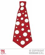 Stropdas Clown rood, Kleding | Dames, Ophalen of Verzenden, Nieuw