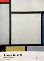 Piet Mondrian (after) - Compositie met rod, blauw, Swartz,