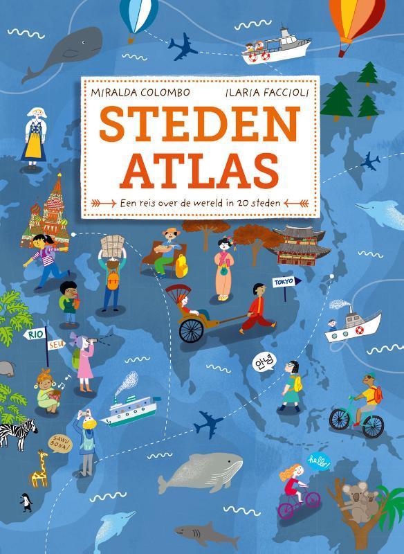 Stedenatlas 9789036635882 Miralda Colombo, Boeken, Kinderboeken | Jeugd | 13 jaar en ouder, Zo goed als nieuw, Verzenden